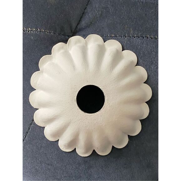 Pastel Pink, Blue and Mint Shabby Chic Florence Style Chandelier, 1960s Wrought - Picture 14 of 14